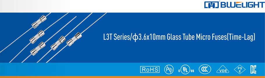 L3T系列/Φ3.6X10玻璃管延時(shí)保險絲(圖1)